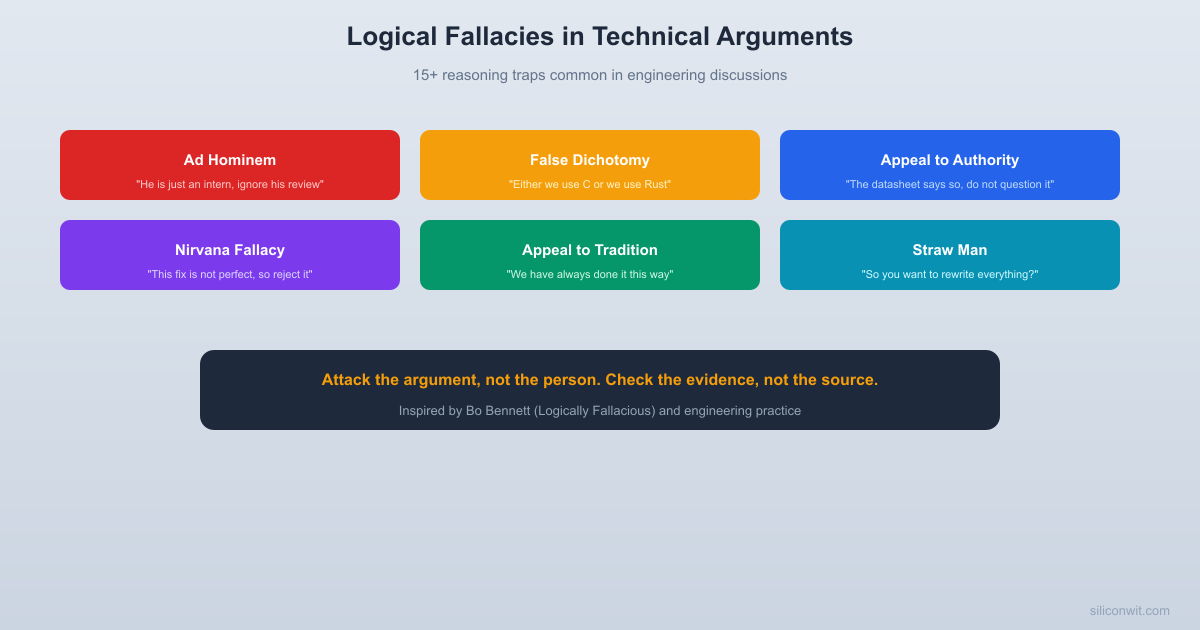 Logical Fallacies in Technical Arguments hero image