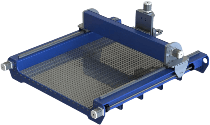 CNC Gantry Rail Simply Supported